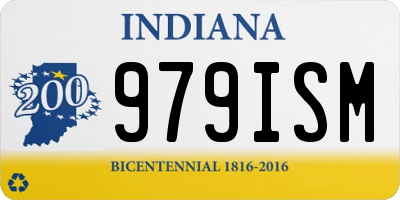 IN license plate 979ISM