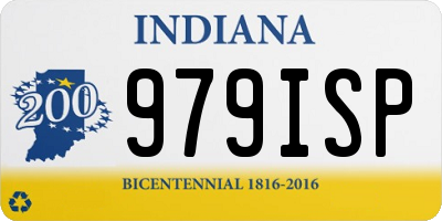 IN license plate 979ISP