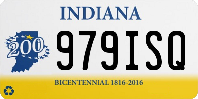 IN license plate 979ISQ