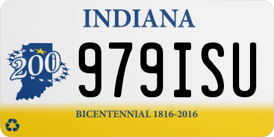 IN license plate 979ISU