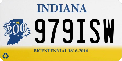 IN license plate 979ISW