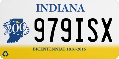 IN license plate 979ISX