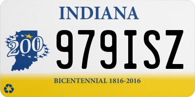 IN license plate 979ISZ