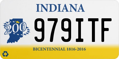 IN license plate 979ITF