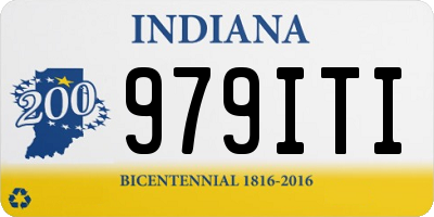 IN license plate 979ITI