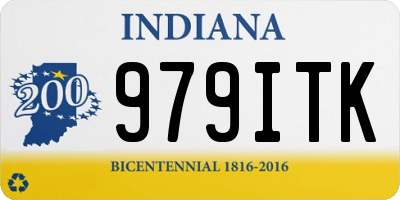 IN license plate 979ITK