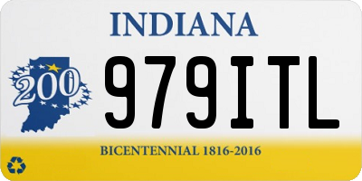 IN license plate 979ITL