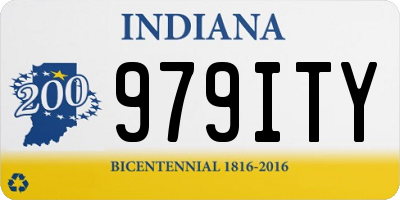 IN license plate 979ITY
