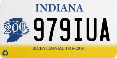 IN license plate 979IUA