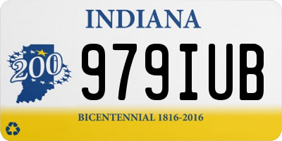 IN license plate 979IUB
