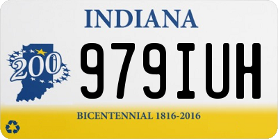 IN license plate 979IUH