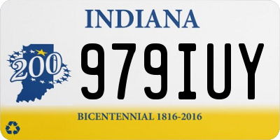 IN license plate 979IUY