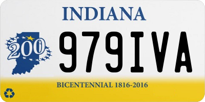 IN license plate 979IVA