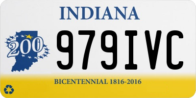IN license plate 979IVC