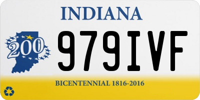 IN license plate 979IVF