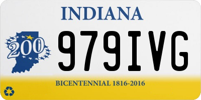 IN license plate 979IVG