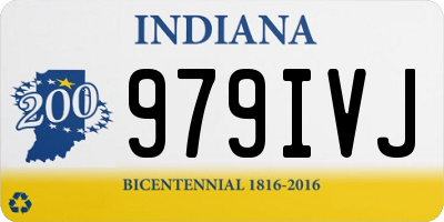 IN license plate 979IVJ