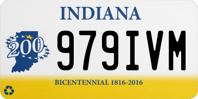 IN license plate 979IVM
