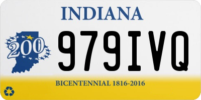 IN license plate 979IVQ