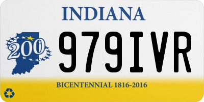 IN license plate 979IVR