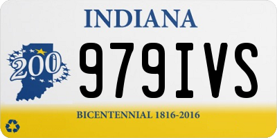 IN license plate 979IVS