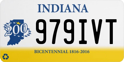 IN license plate 979IVT