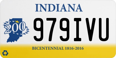 IN license plate 979IVU