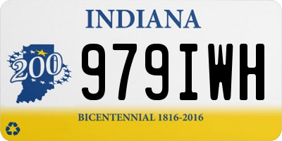IN license plate 979IWH