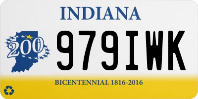 IN license plate 979IWK