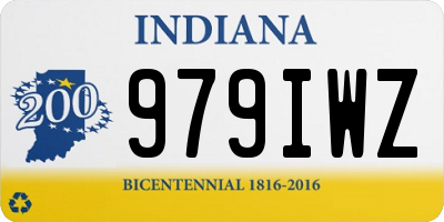 IN license plate 979IWZ