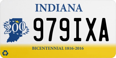 IN license plate 979IXA