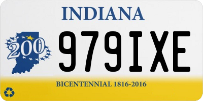 IN license plate 979IXE