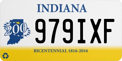 IN license plate 979IXF