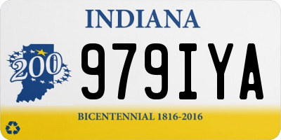 IN license plate 979IYA