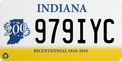 IN license plate 979IYC