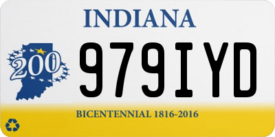 IN license plate 979IYD