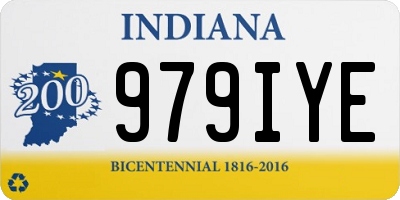 IN license plate 979IYE