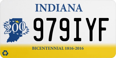 IN license plate 979IYF