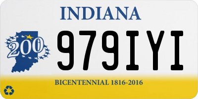 IN license plate 979IYI