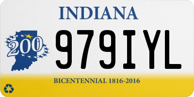 IN license plate 979IYL