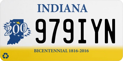 IN license plate 979IYN