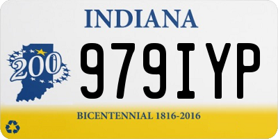 IN license plate 979IYP