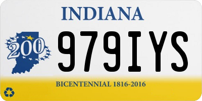IN license plate 979IYS