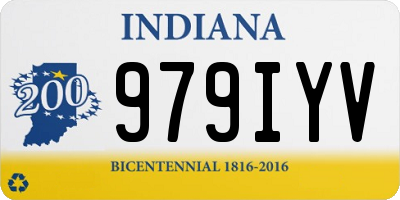 IN license plate 979IYV