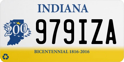 IN license plate 979IZA