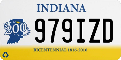 IN license plate 979IZD