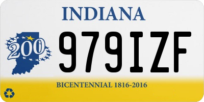 IN license plate 979IZF