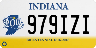 IN license plate 979IZI