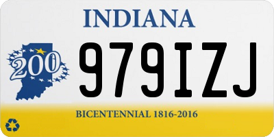 IN license plate 979IZJ