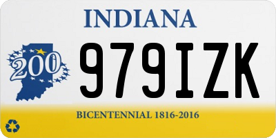 IN license plate 979IZK